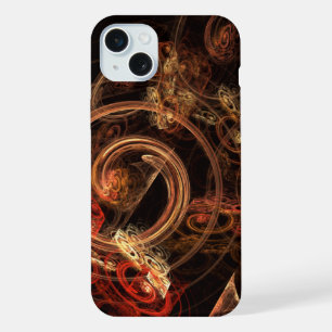 Het geluid van muziek Abstracte kunst iPhone 15 Plus Case