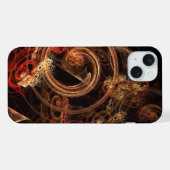 Het geluid van muziek Abstracte kunst iPhone Hoesje (Achterkant horizontaal)