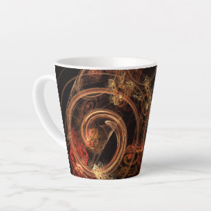 Het geluid van muziek Abstracte kunst Latte Mok