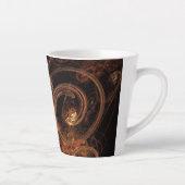 Het geluid van muziek Abstracte kunst Latte Mok (Rechts)
