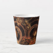Het geluid van muziek Abstracte kunst Latte Mok (Voorkant)