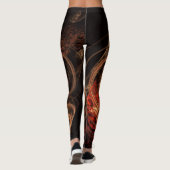 Het geluid van muziek Abstracte kunst Leggings (Achterkant)
