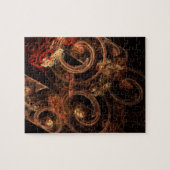 Het geluid van muziek Abstracte kunst Legpuzzel (Horizontaal)