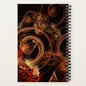 Het geluid van muziek Abstracte kunst Notitieboek (Achterkant)