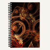 Het geluid van muziek Abstracte kunst Notitieboek (Voorkant)