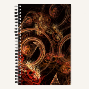 Het geluid van muziek Abstracte kunst Notitieboek