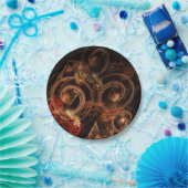 Het geluid van muziek Abstracte kunst Papieren Bordje (Feest)