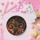 Het geluid van muziek Abstracte kunst Papieren Bordje (Feest)