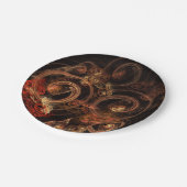 Het geluid van muziek Abstracte kunst Papieren Bordje (Gekanteld)