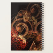 Het geluid van muziek Abstracte kunst Planner (Achterkant)