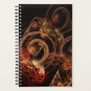 Het geluid van muziek Abstracte kunst Planner