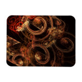 Het geluid van muziek Abstracte kunst Premium Magn Magneet (Horizontaal)