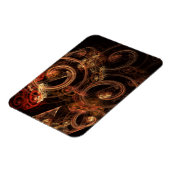 Het geluid van muziek Abstracte kunst Premium Magn Magneet (Linkerzijde)