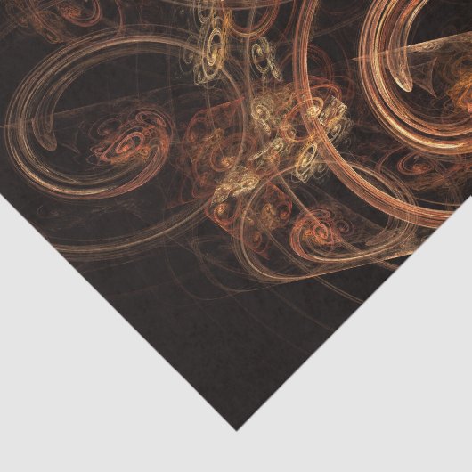 Het geluid van muziek Abstracte kunst Tissuepapier (Detail)