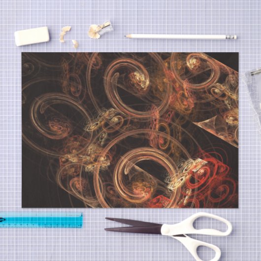 Het geluid van muziek Abstracte kunst Tissuepapier (Craft)