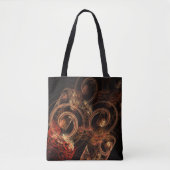 Het geluid van muziek Abstracte kunst Tote Bag (Voorkant)