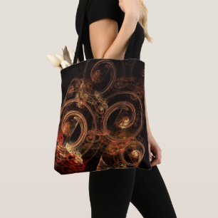 Het geluid van muziek Abstracte kunst Tote Bag