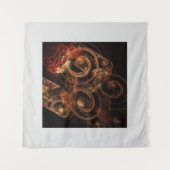 Het geluid van muziek Abstracte kunst Wandkleed (Voorkant (horizontaal))