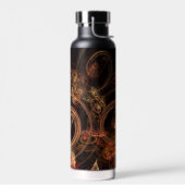 Het geluid van muziek Abstracte kunst Waterfles (Links)