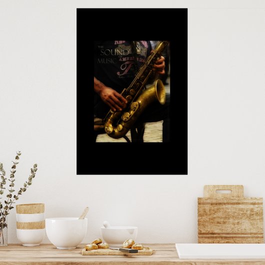 Het geluid van muziek poster (Keuken)