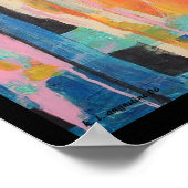 Het geluid van Stilte drukt Poster (Hoek)