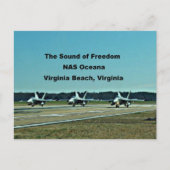 Het geluid van vrijheid, NAS Oceana Briefkaart (Voorkant)