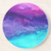 Het geluid zandsteen onderzetter (Voorkant)