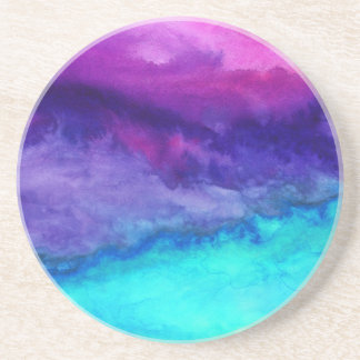 Het geluid zandsteen onderzetter