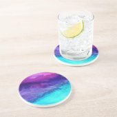 Het geluid zandsteen onderzetter (Zijkant)