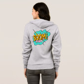Het geluidseffect van een stripboek: Boom! actiebe Hoodie (Achterkant volledig)