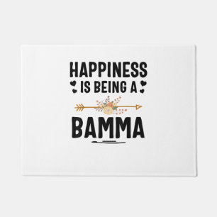 Het geluk is een Bamma Thanksgiving kerst Deurmat