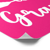 Het geluk is een oma te zijn die Moederdag leuk vi Poster (Hoek)