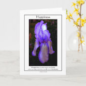 Het geluk is wanneer… kaart (Gele Bloem)