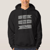 Het geluk van de dapperheid hoodie (Voorkant)