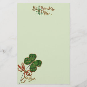 Het geluk van de Ieren St. Patrick's Day schrijfwa Briefpapier