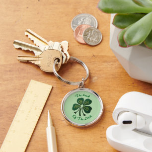 Het geluk van de Ierse Green Shamrock 2025 Sleutelhanger