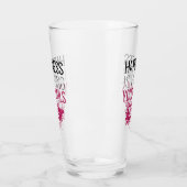 Het geluk van de klap laat je nagels doen. glas (Links)