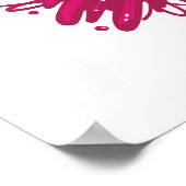 Het geluk van de klap laat je nagels doen. poster (Hoek)