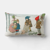 Het geluk van de winter,  kussen (Achterkant)