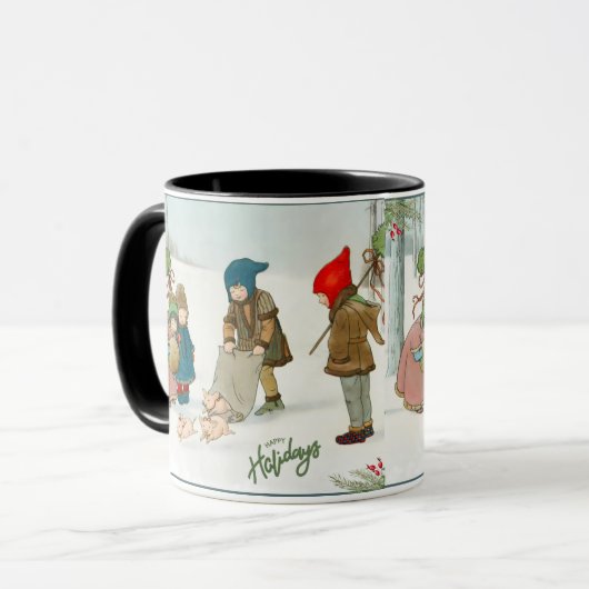 Het geluk van de winter, mok (Voorkant links)