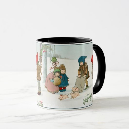 Het geluk van de winter,  mok (Voorkant rechts)