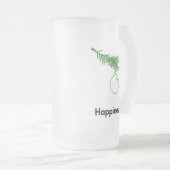 Het Geluk van het ornament Matglas Bierpul (Voorkant rechts)