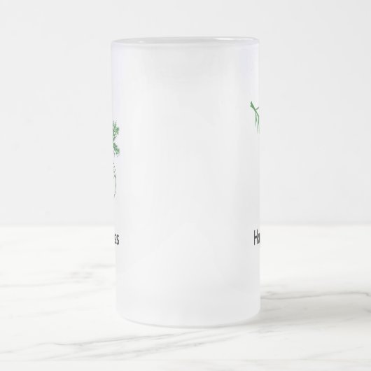 Het Geluk van het ornament Matglas Bierpul (Center)