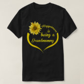 Het geluk van oma's, grootmoeder, is een grootmoed t-shirt (Design voorkant)