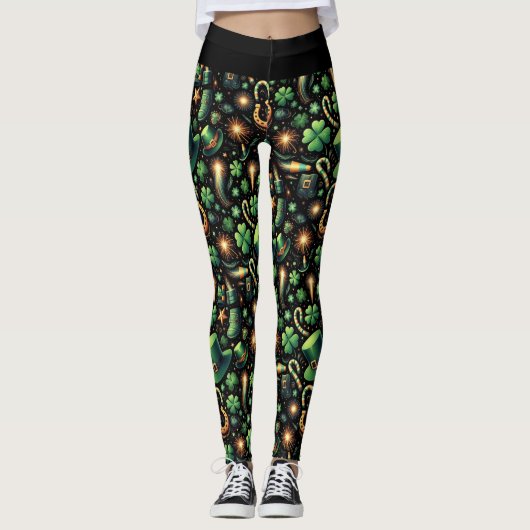 Het geluk van St. Patrick Leggings (Voorkant)