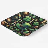 Het geluk van St. Patrick Papieren Bordje (Gebogen)