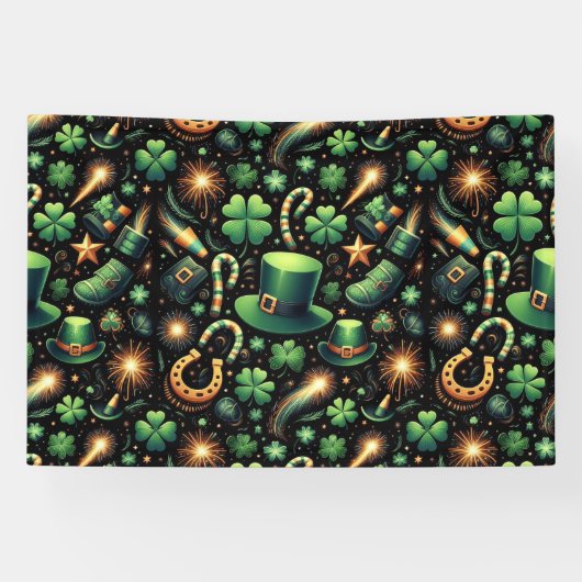 Het geluk van St. Patrick Spandoek (Horizontaal)