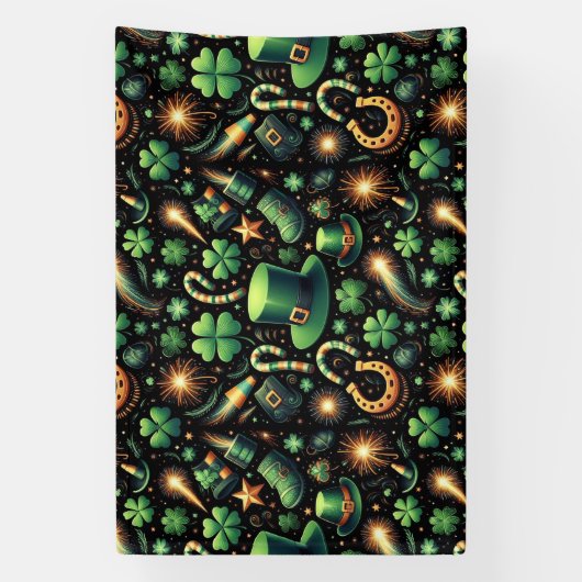 Het geluk van St. Patrick Spandoek (Verticaal)