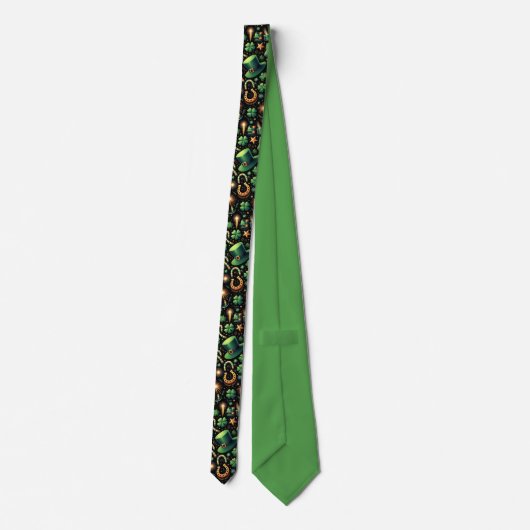 Het geluk van St. Patrick Stropdas (Achterkant)
