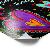 Het geluk van uw leven Quote-inspiratie Foto Afdruk (Hoek)